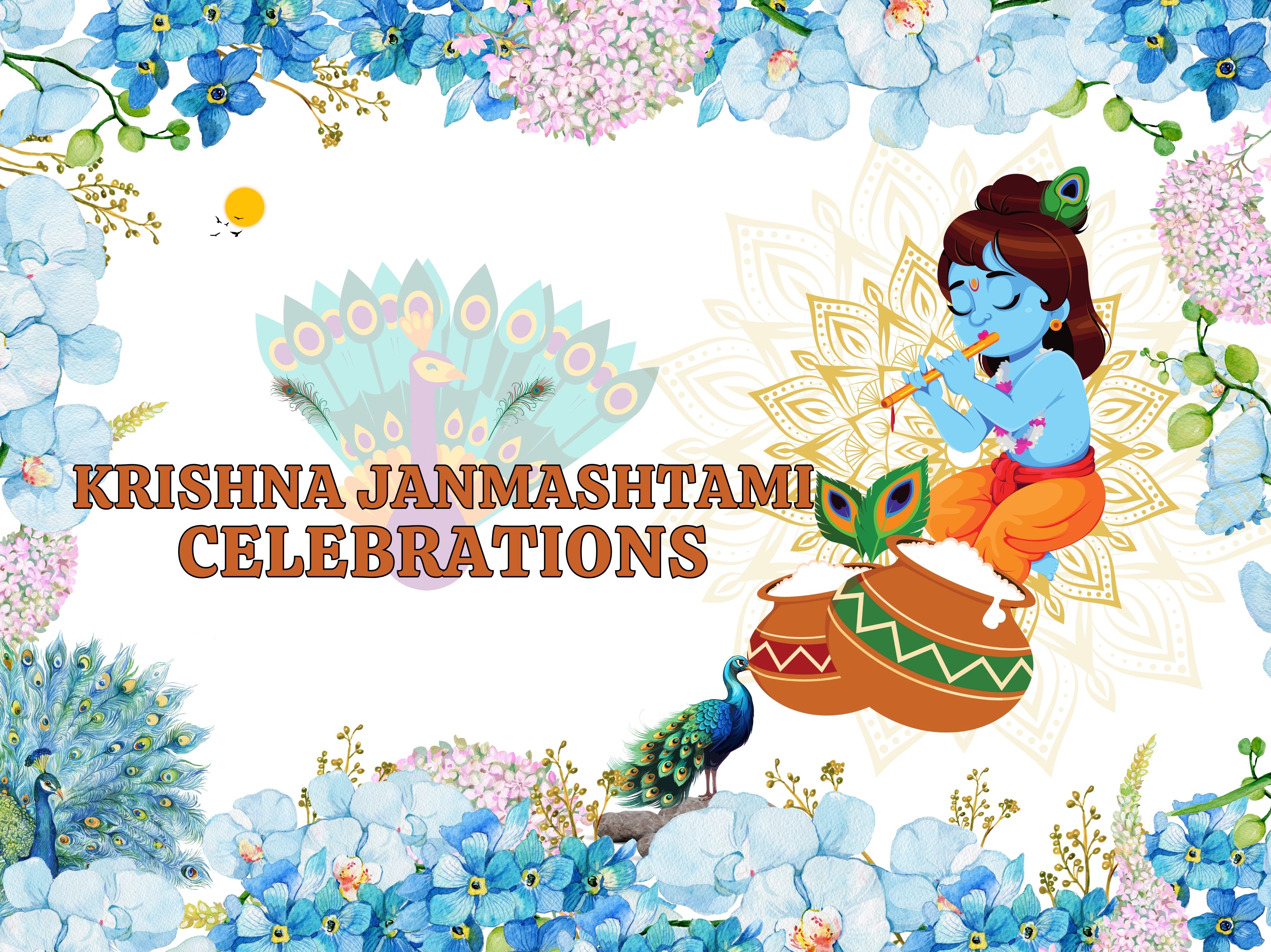 Krishna Janmashtami Celebrations at baps school Sathyamangalam