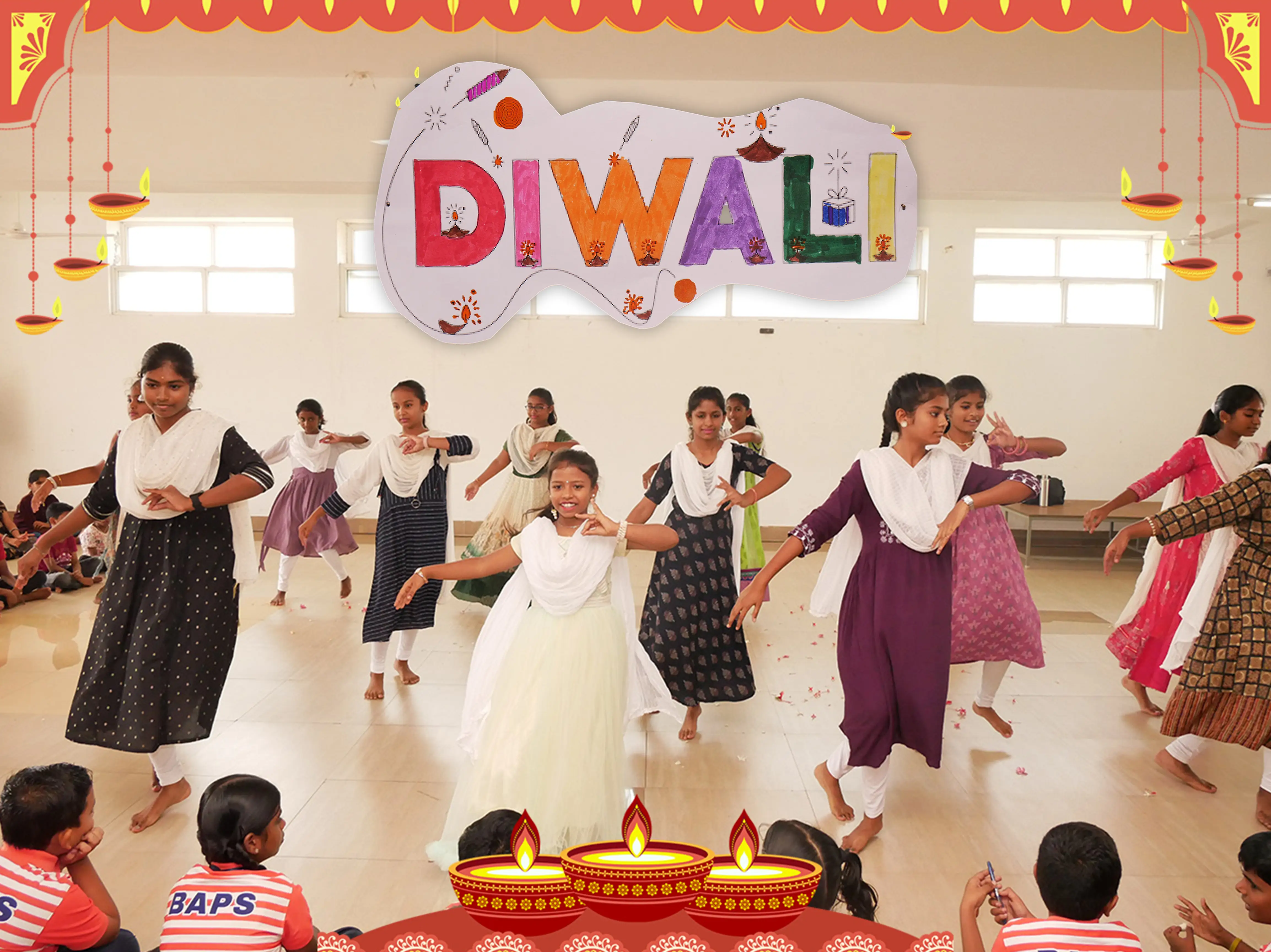 Diwali Celebrations at baps school Sathyamangalam