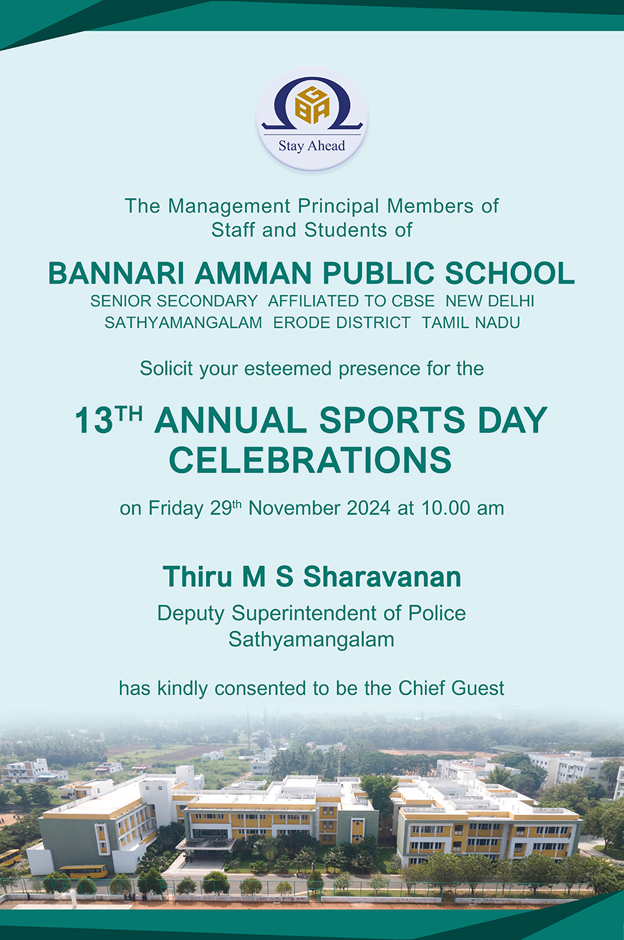 12th Annual Day Celebration at Bannari Amman Public School